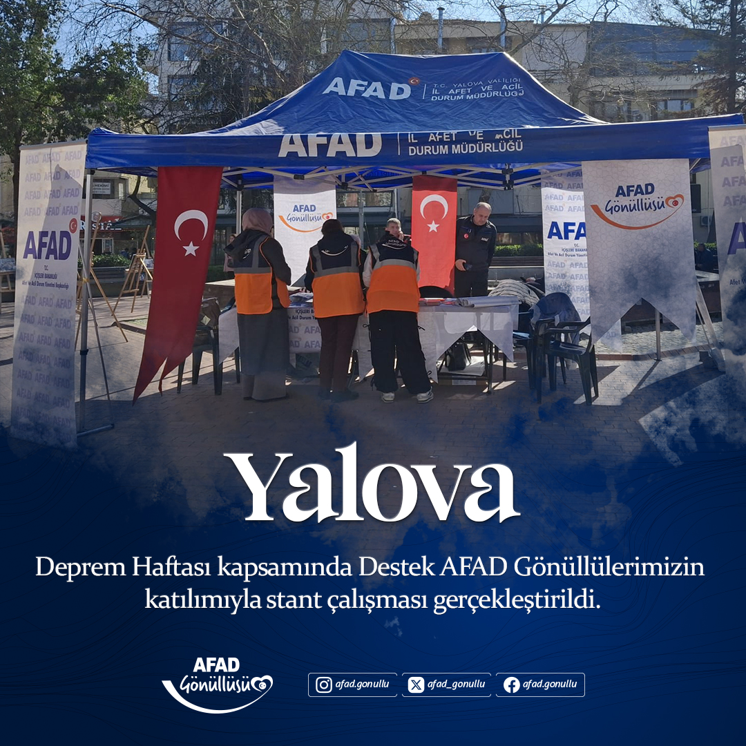 AFAD Gönüllülük Sistemi tweet media