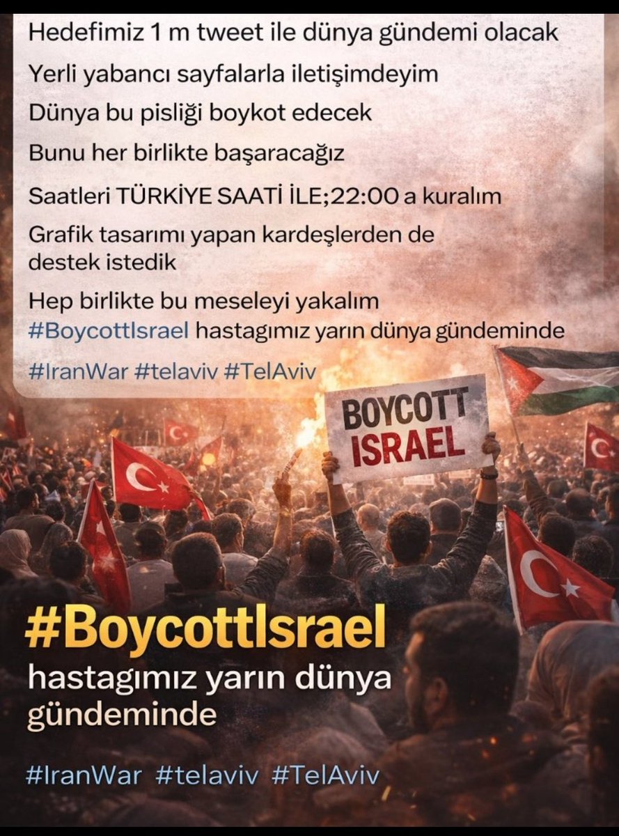 #BoycottIsrael