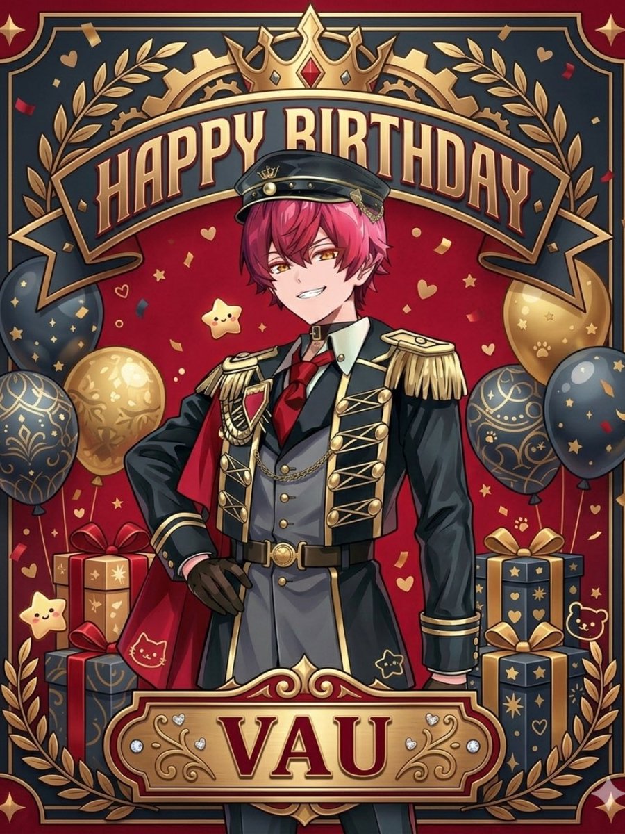 🎂happy Birthday🎂 大好きな【ばぁう】くんへ お誕生日 おめでとうと