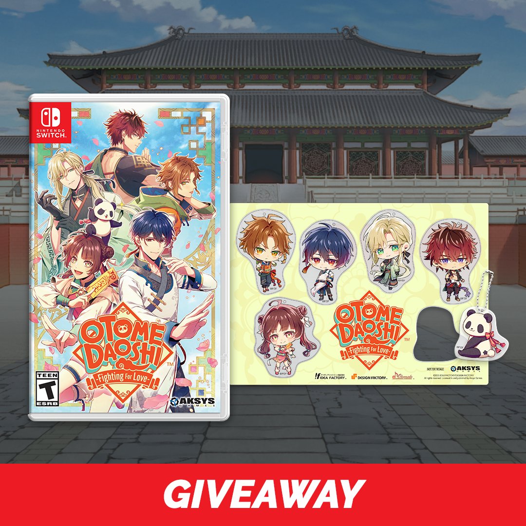 Enter to win a chance for a FREE copy of the Otome Daoshi -Fighting for Love- Online Exclusive Edition during our GLEAM Giveaway starting today!

Enter here: bit.ly/4bqRyVn
Entries close on 3/25 and winners will be announced on the launch day stream - 3/26!