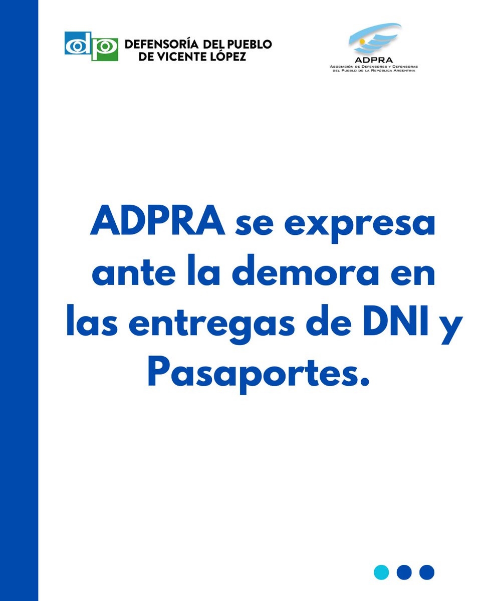 Defensoría del Pueblo de Vicente López tweet media