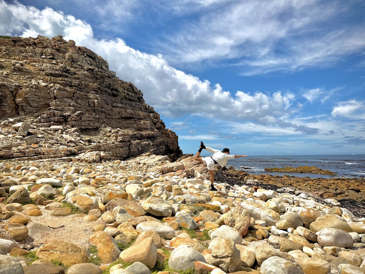Standing at the edge of the continent at the Cape of Good Hope in South Africa, 

#capeofgoodhope
