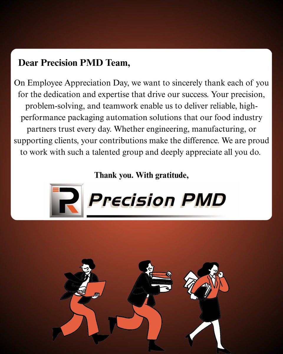 PrecisionPMD's tweet photo. Thank you, Precision PMD team - your expertise and teamwork make all the difference. Happy Employee Appreciation Day!

#EmployeeAppreciationDay https://t.co/eTGnPFn0mW