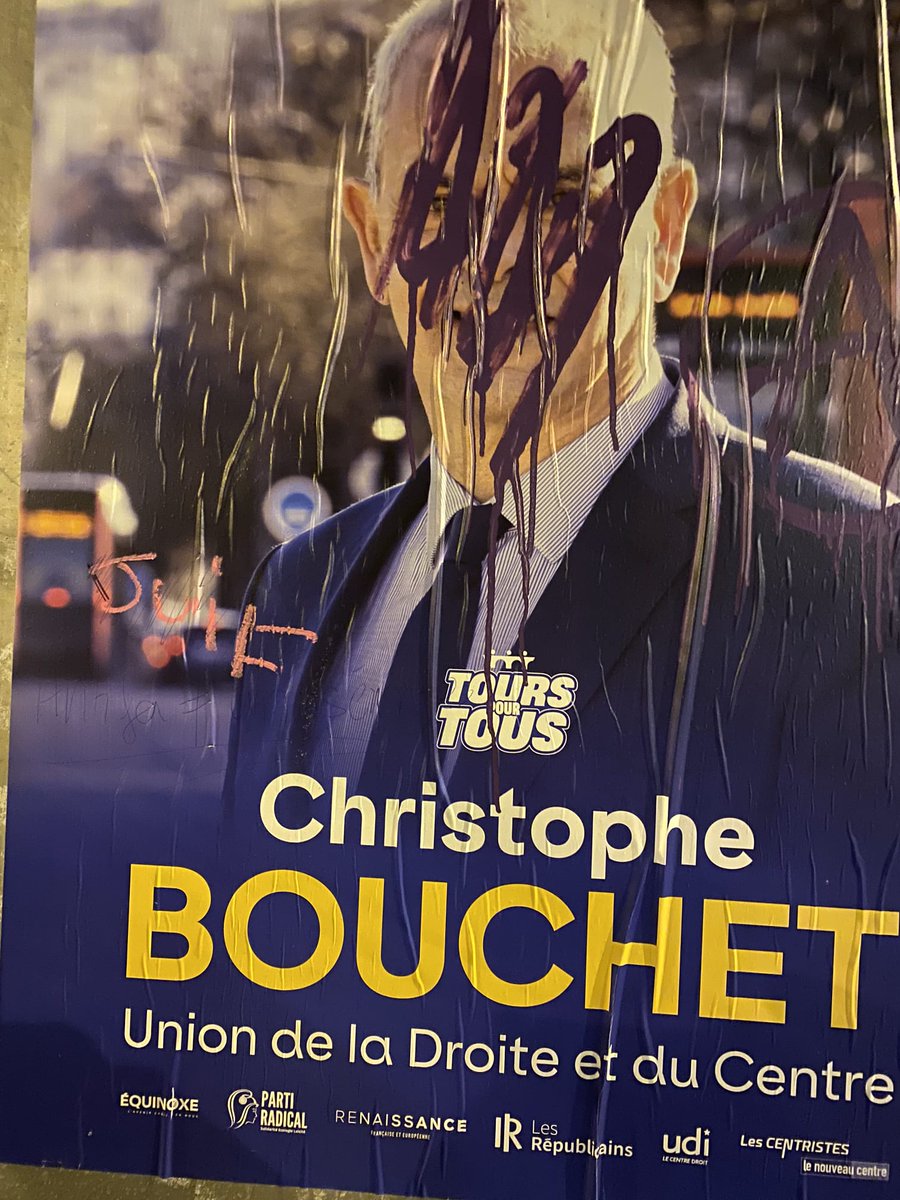 Acte ignoble. 

L’antisémitisme continue de se répandre. L’irresponsabilité de certains discours politiques, notamment à #LFI, y contribue. 

La justice doit passer.
Tout notre soutien à @ch_bouchet.