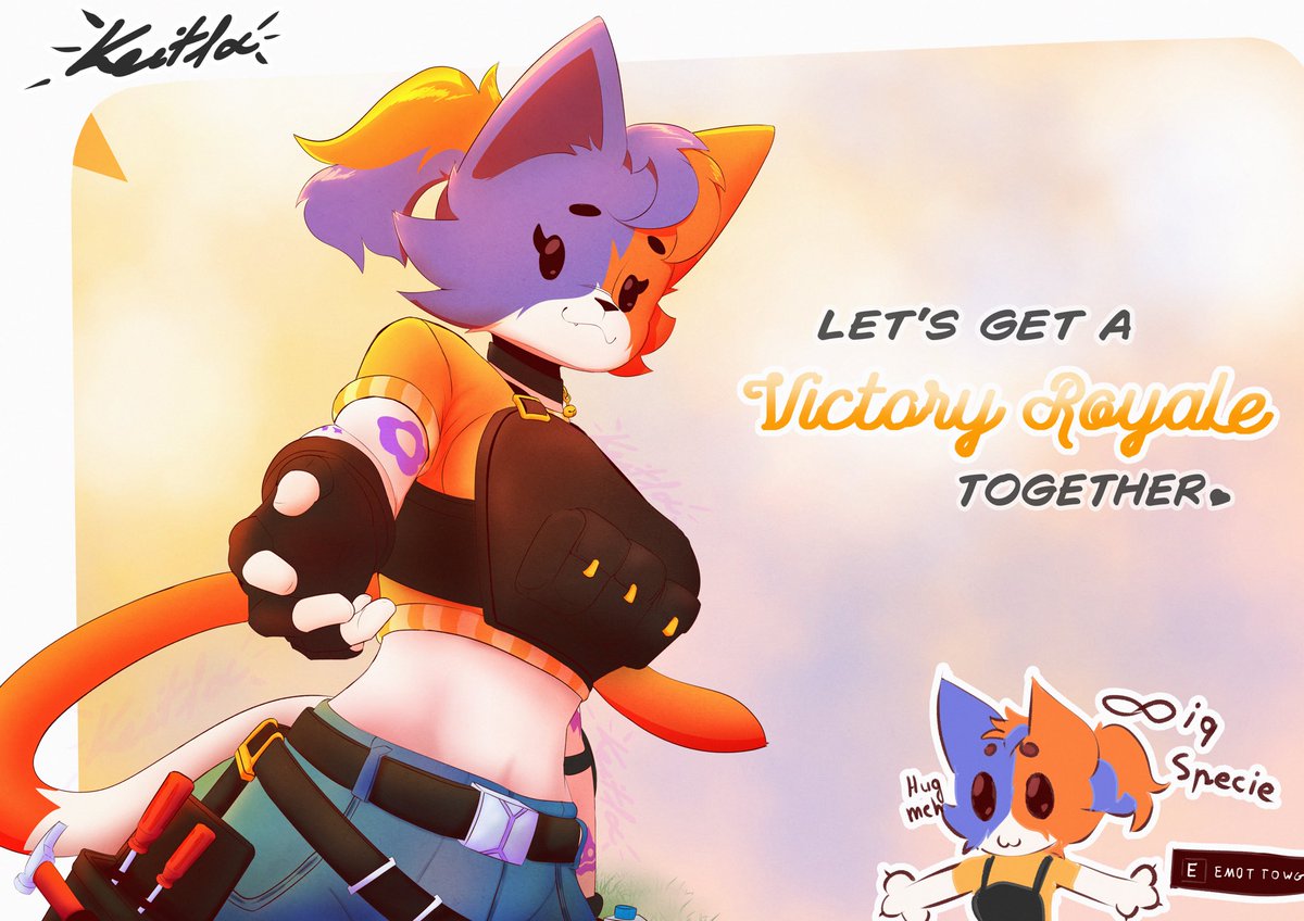 (Repost) Meowdy meows that out
#FortniteArt