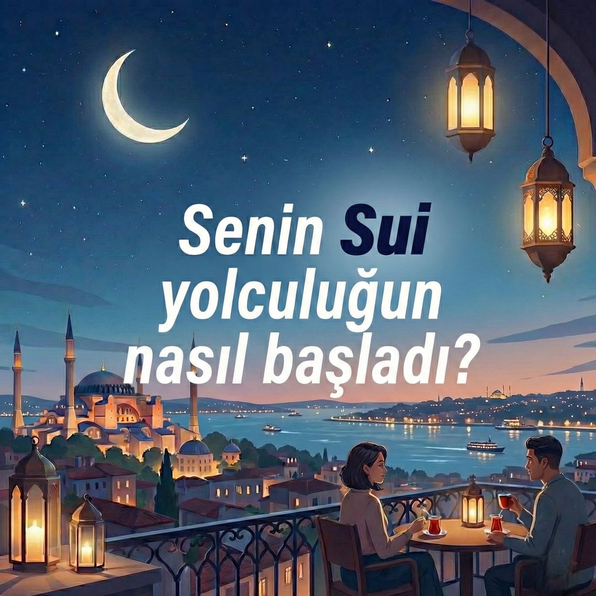 Sui Ramazan kampanyamızın final günü! 

5 gündür beraberiz ama senin hikayeni henüz duymadık.
Peki, senin Sui yolculuğun tam olarak nasıl başladı? 

Toplam 550 USDC ödül dağıtıyoruz! En anlamlı 3 hikayenin sahibine 100'er USDC, çekilişle seçeceğimiz 5 şanslı takipçimize ise