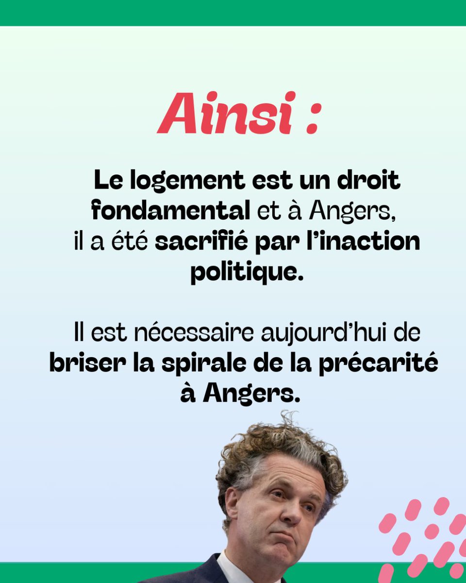 RomainLaveau's tweet photo. Pouvoir rester à Angers, ça commence par un logement accessible.
Bouclier logement @demainangers : encadrer les loyers, réguler la location courte durée, lutter contre la vacance, +1 000 logements sociaux et mixité dans tous les quartiers.
Programme : https://t.co/N7t8SNkqAm https://t.co/uk0RWkJ9IZ