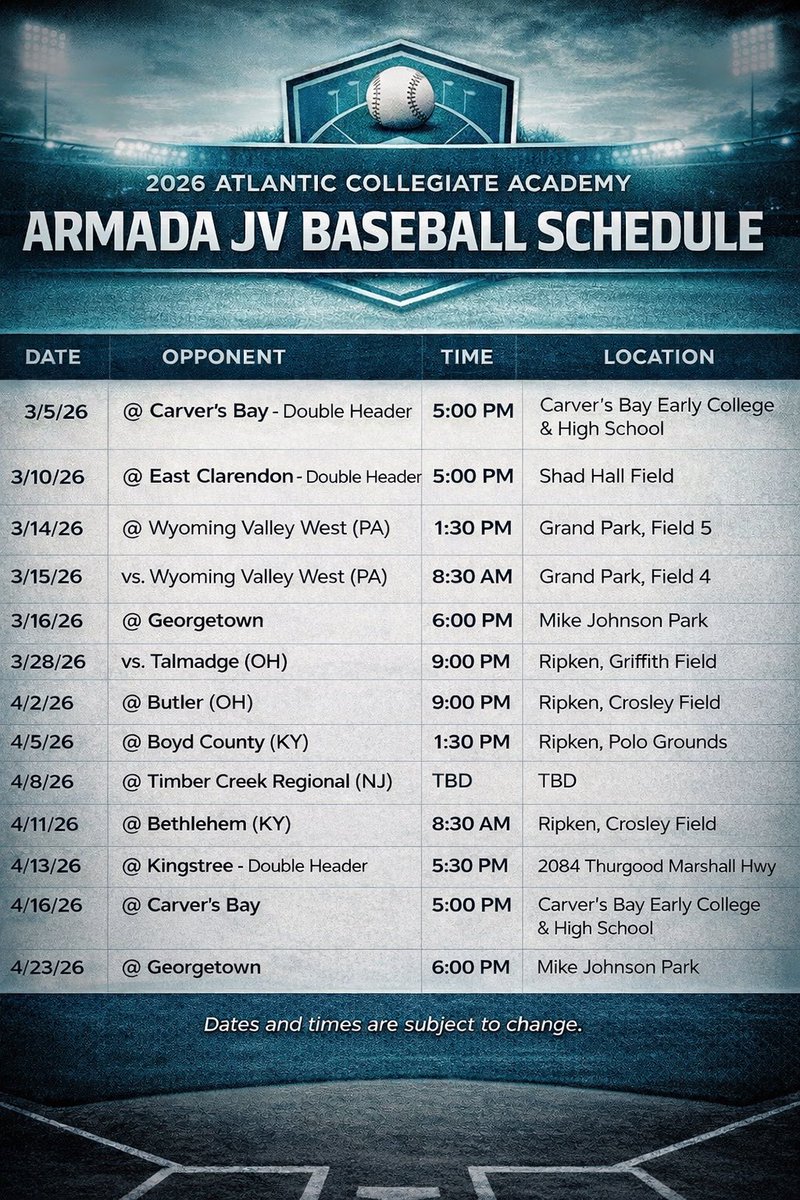 Atlantic Collegiate Academy Baseball tweet media