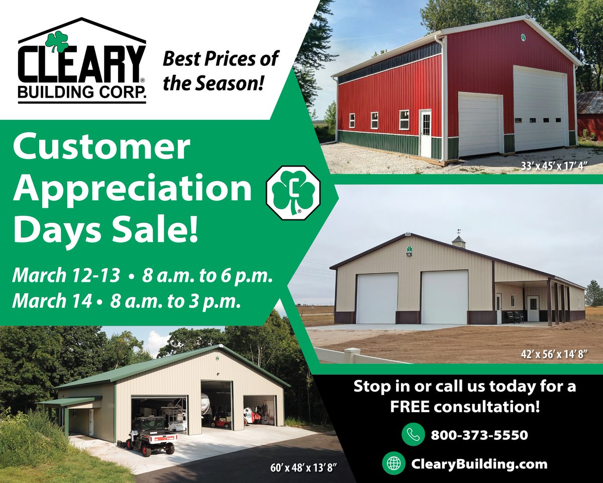 Cleary Building Corp tweet media
