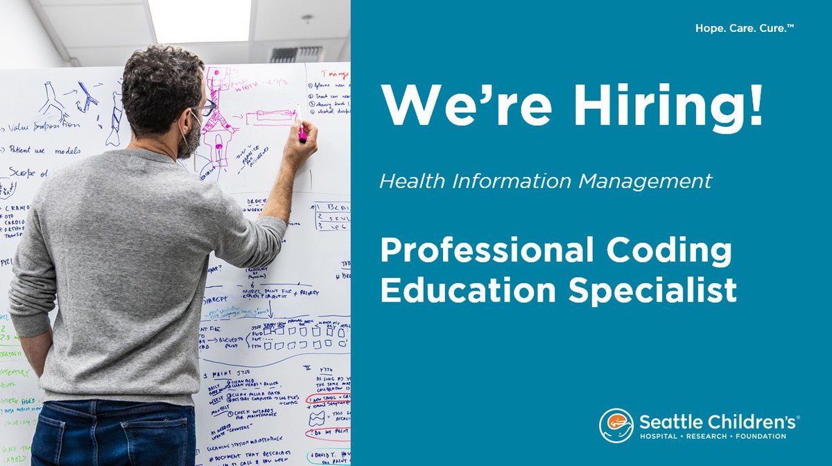 Join our team as a Professional Coding Educator in Seattle! If you’re a strategic problem-solver who can bridge the gap between complex coding data and clinical leadership, we want to meet you! #JoinUs #hopecarecure
Apply Now: bit.ly/4req4aa
