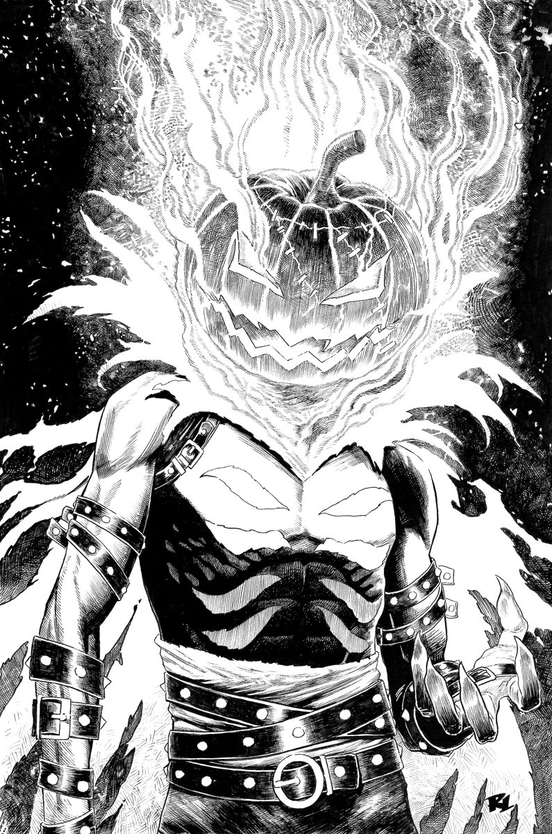 LatinaRiccardo's tweet image. Jack O Lantern #SpiderManAcrossTheSpiderVerse  #spidermannoir  #jackolantern