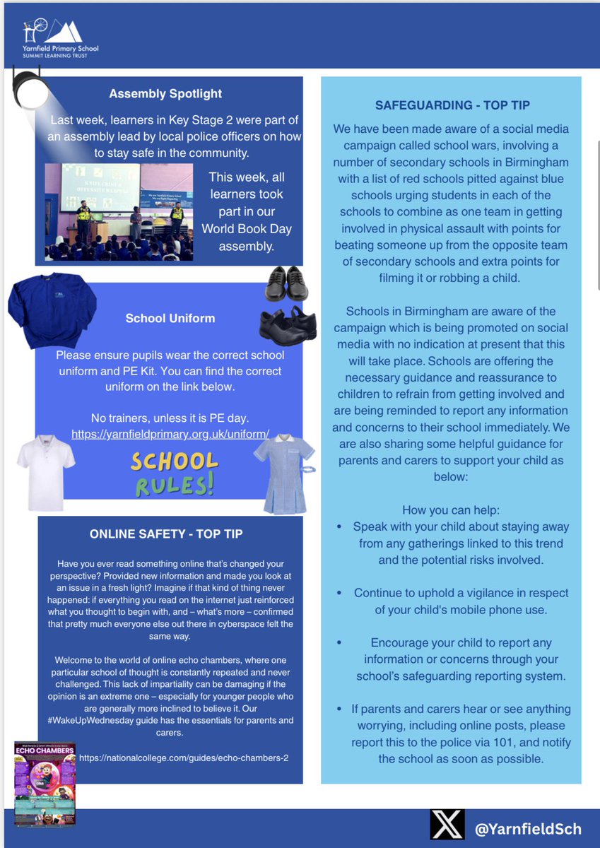 Yarnfield Primary tweet media