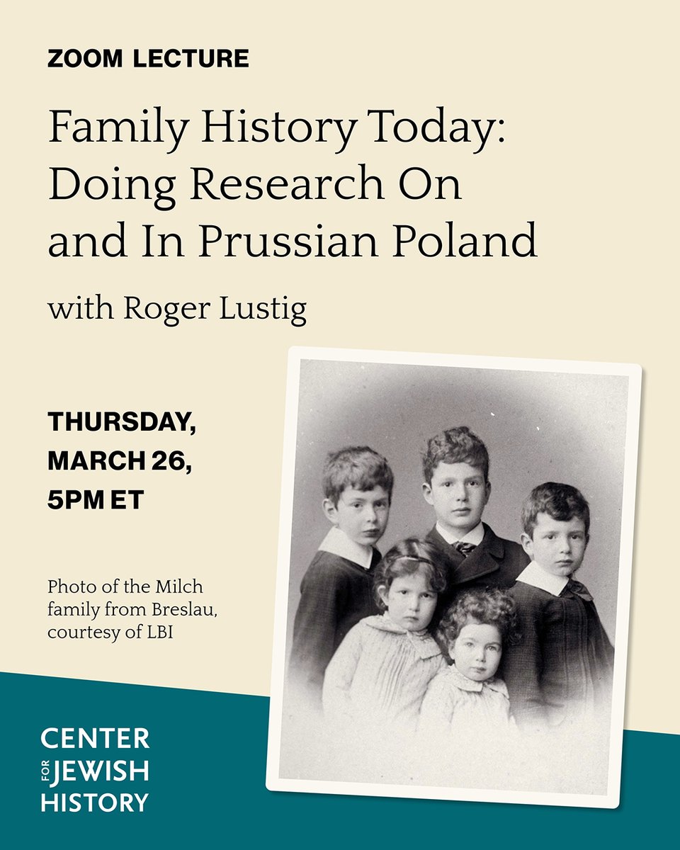 Center for Jewish History tweet media