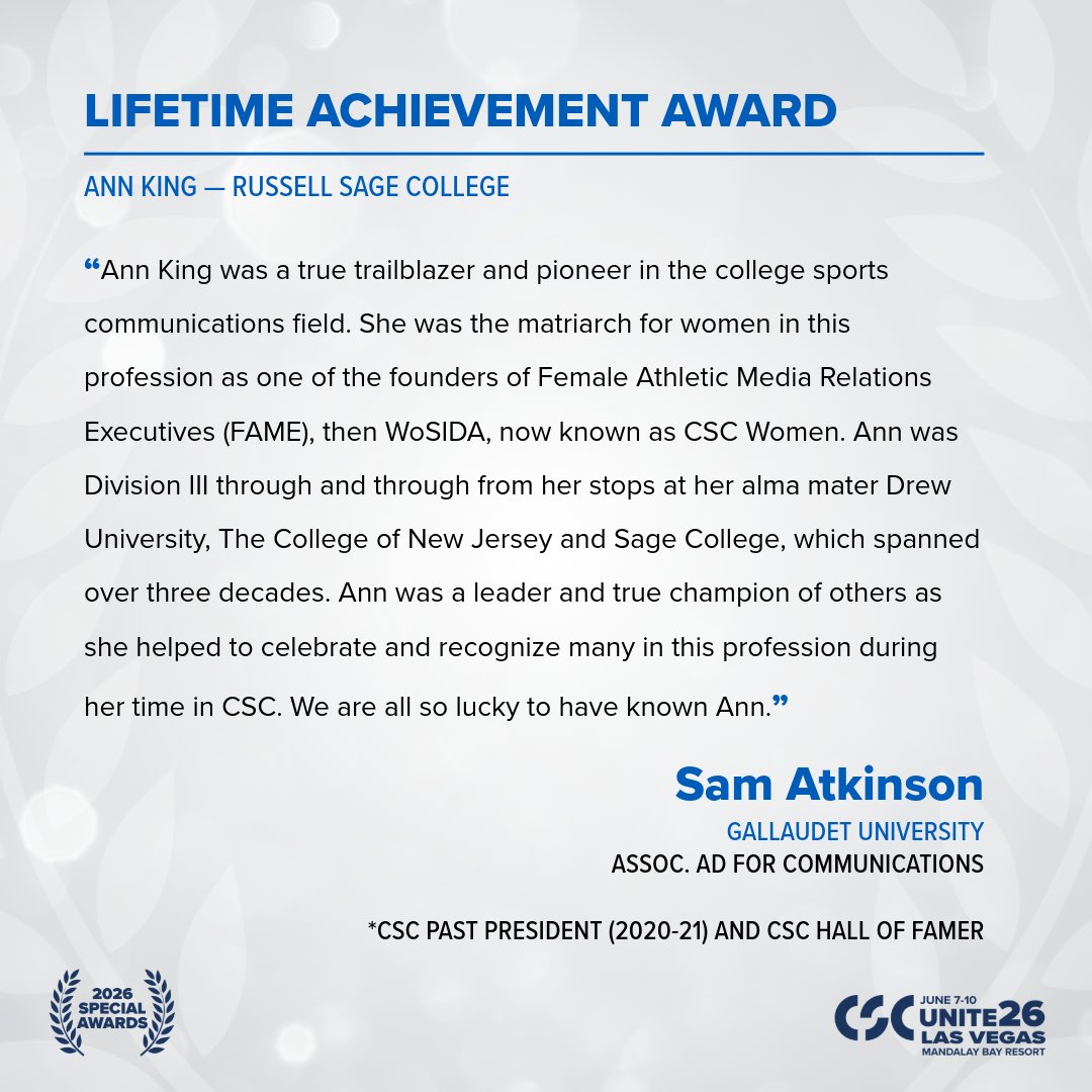 College Sports Communicators tweet media