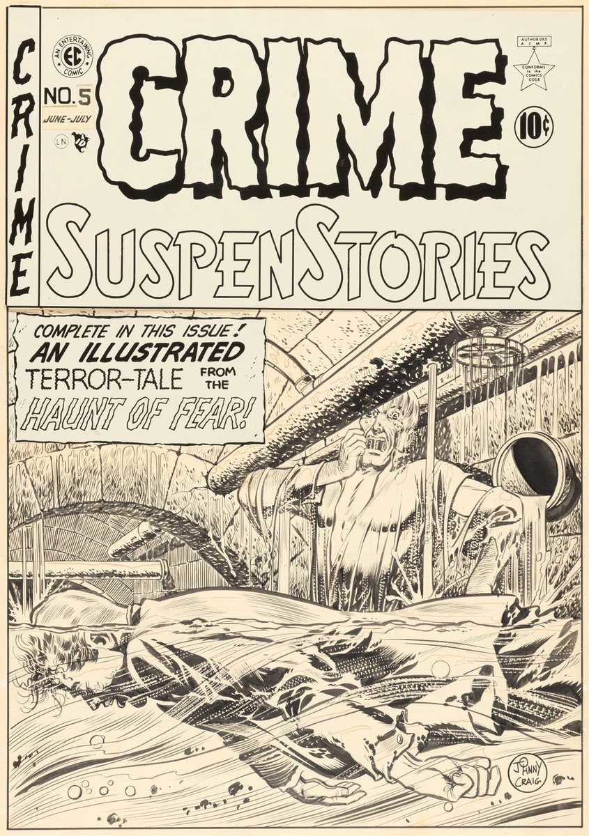 Artist Johnny Craig
Crime SuspenStories 5