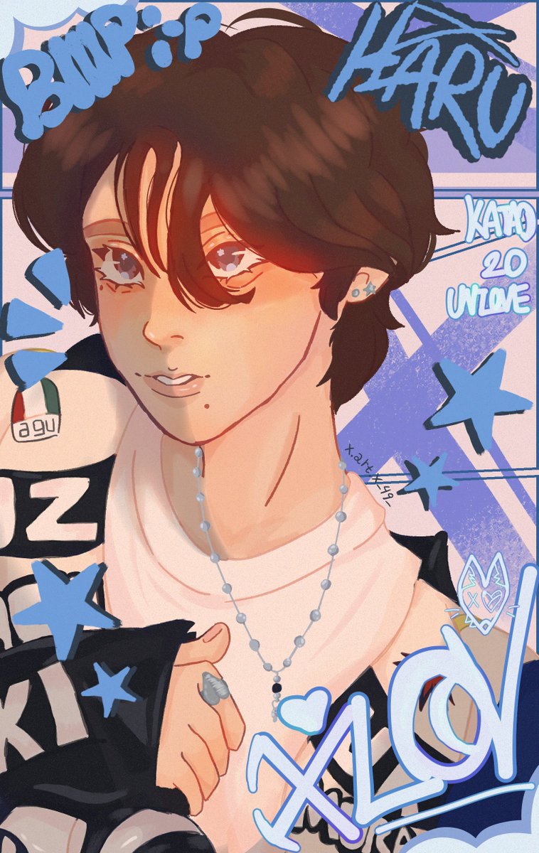 Haru is back :3 #xlovfanart #XLOV #엑스러브 #HARU #하루 #WUMUTI #우무티 🦊💛