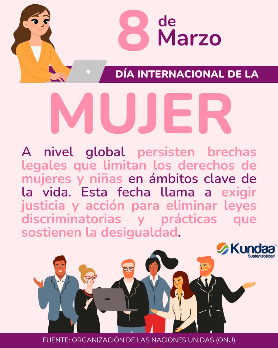 ckundaa's tweet photo. #8DeMarzo #8M #DíaInternacionalDeLaMujer #ODS5 #SDG5 #IWD2026 #PORYPARATODAS https://t.co/f54WxF5P8T