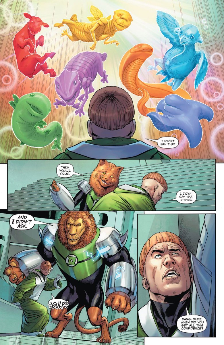 Green lantern Corps #14 PREVIEW!

"Thanks to his newfound power after DC K.O., Guy Gardner is now being worshipped as the Allsight on Oa"