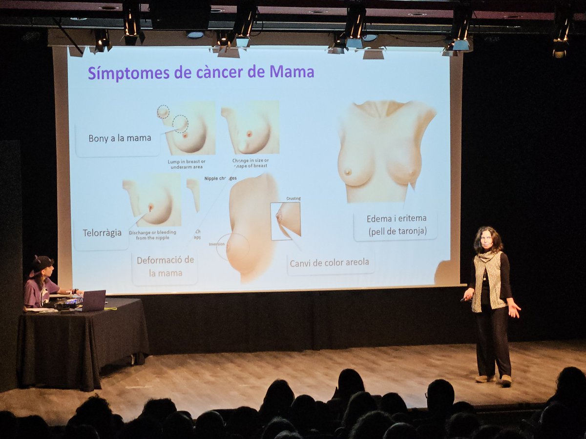 idibell_cat's tweet photo. @elBarradas @InstBellvitge @FECYT_Ciencia @LHCiencia @LHAjuntament @hbellvitge @ICO_oncologia 👩‍🔬🎙️ A continuació, tenim a la Catalina Falo, oncòloga a l’@ICO_oncologia i investigadora en #càncer de mama de l'#IDIBELL.

#sLHam | #8M | #BellvitgeInvestiga | #DonesEnCiència | #LHCiència https://t.co/9bRyRM2tZJ