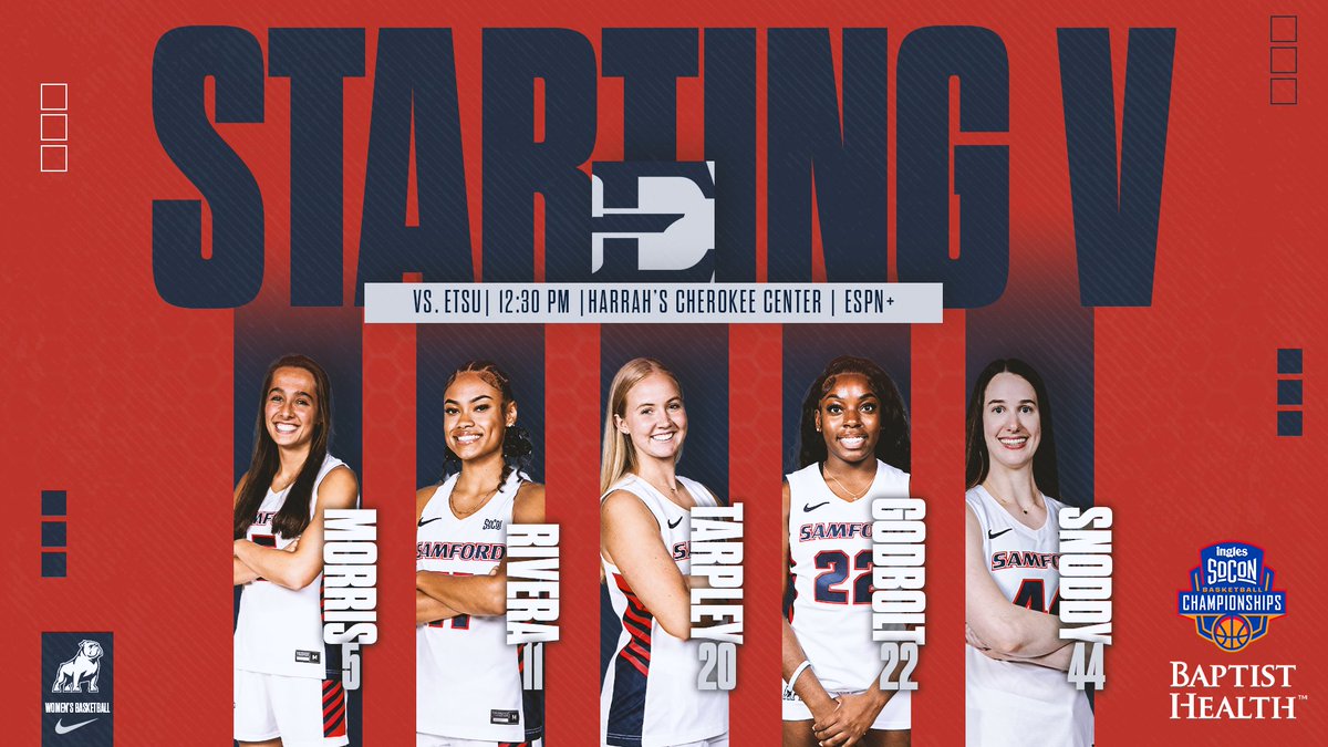 SamfordWBB's tweet photo. SoCon Semifinal Starting 🖐️‼️

📺 https://t.co/XrE3l8owaj
📊 https://t.co/2139ulTkIe

#AllForSAMford https://t.co/USnwRReS0V
