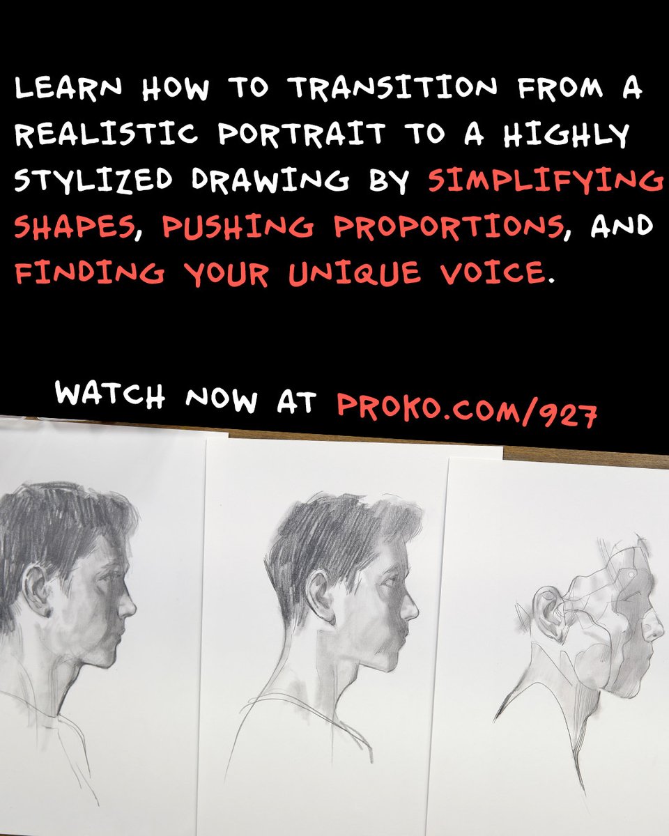 prokotv's tweet image. How can you turn realism into stylization?

New style lesson from @eleezaart shows you how
proko.com/927

#howtodraw #arttutorial