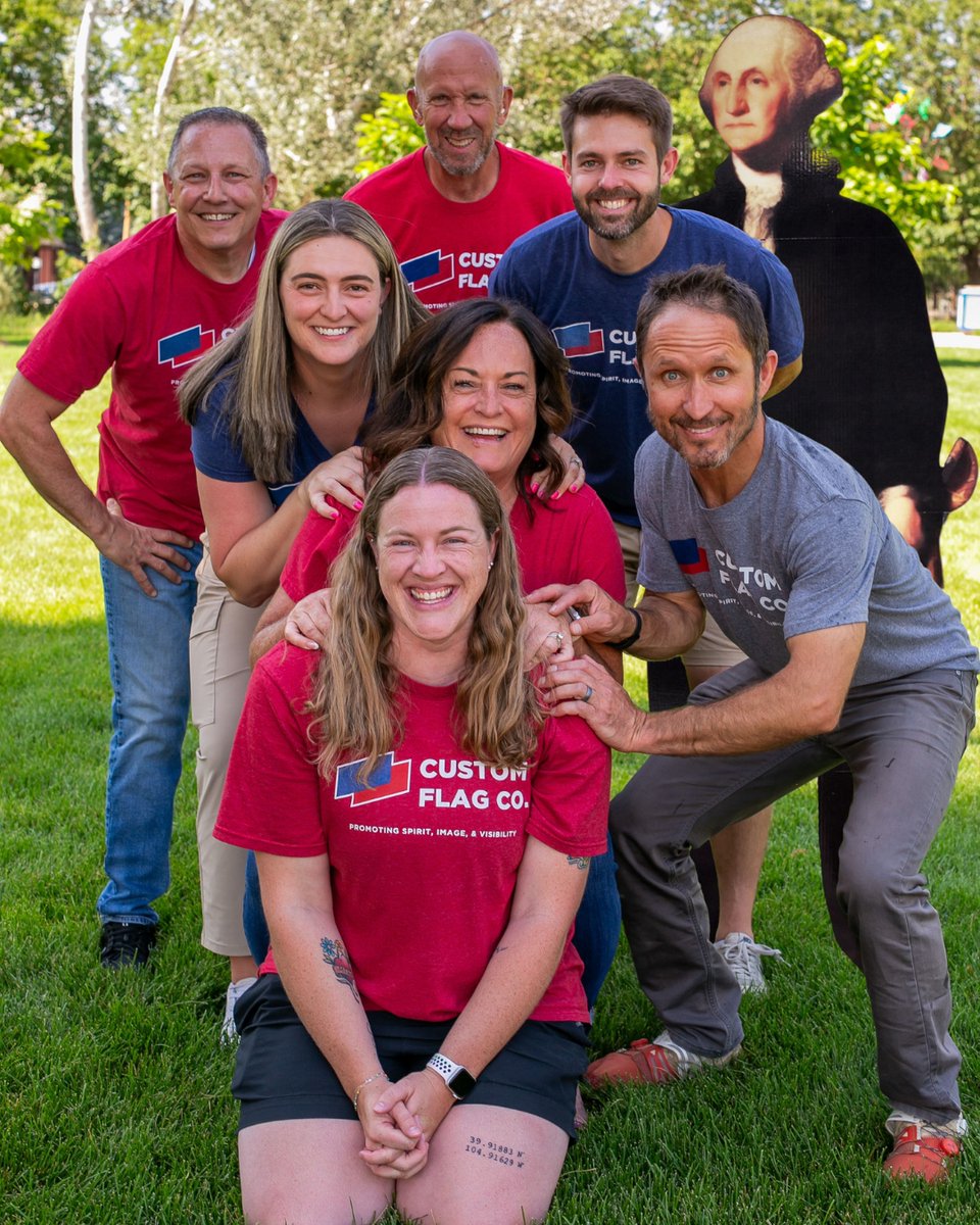 CustomFlag's tweet photo. Today, we’re proud to celebrate Employee Appreciation Day and the team behind every flag we make. From answering questions and guiding custom designs to carefully crafting each order, Custom Flag Company’s employees are committed to delivering exceptional customer service. https://t.co/dN9TGJpXQ6