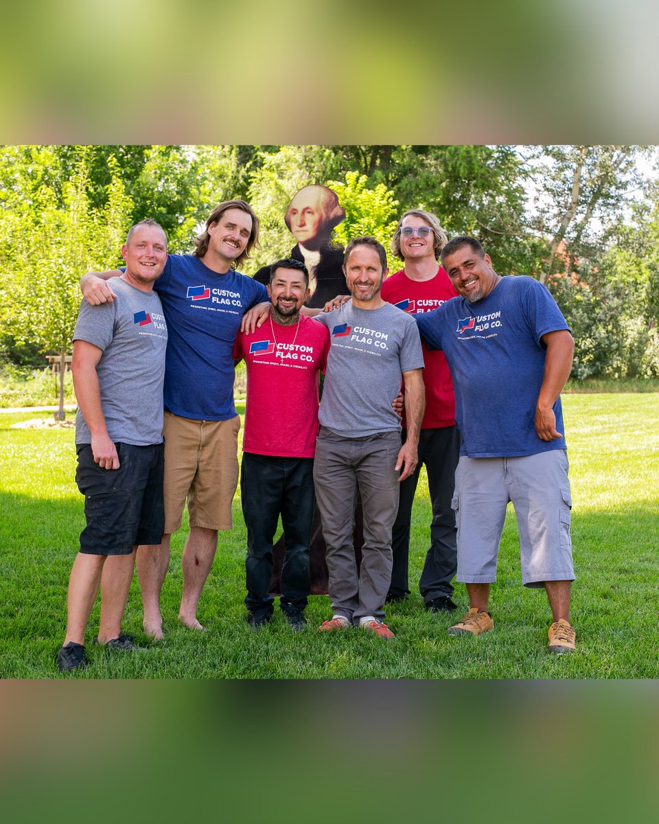 CustomFlag's tweet photo. Today, we’re proud to celebrate Employee Appreciation Day and the team behind every flag we make. From answering questions and guiding custom designs to carefully crafting each order, Custom Flag Company’s employees are committed to delivering exceptional customer service. https://t.co/dN9TGJpXQ6