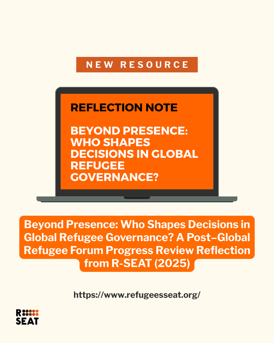 R-SEAT: Refugees Seeking Equal Access at the Table tweet media