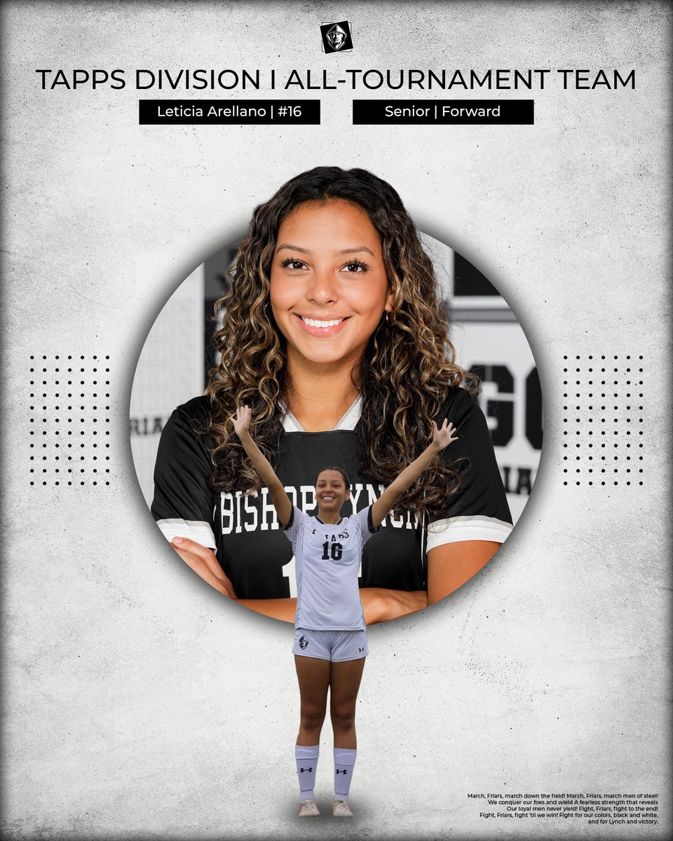 blathletics's tweet photo. Congratulations to 𝑳𝒆𝒕𝒊𝒄𝒊𝒂 𝑨𝒓𝒆𝒍𝒍𝒂𝒏𝒐, 𝑰𝒚𝒂𝒏𝒂 𝑨𝒙𝒔𝒐𝒏, 𝑴𝒂𝒅𝒊𝒔𝒐𝒏 𝑴𝒖𝒓𝒑𝒉𝒚, 𝒂𝒏𝒅 𝑬𝒎𝒎𝒂 𝑺𝒐𝒊𝒈𝒏𝒊𝒆𝒓 on making the TAPPS Division I All-Tournament Team! ⚽

#𝐆𝐨𝐅𝐫𝐢𝐚𝐫𝐬 // #𝐖𝐢𝐧𝐄𝐯𝐞𝐫𝐲𝐌𝐨𝐦𝐞𝐧𝐭 https://t.co/r4BwQ6tl3X