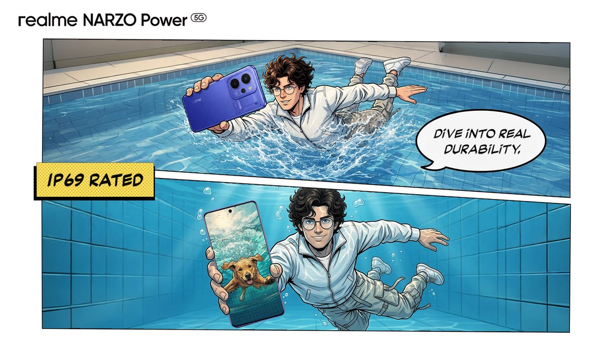 realme narzo India tweet media