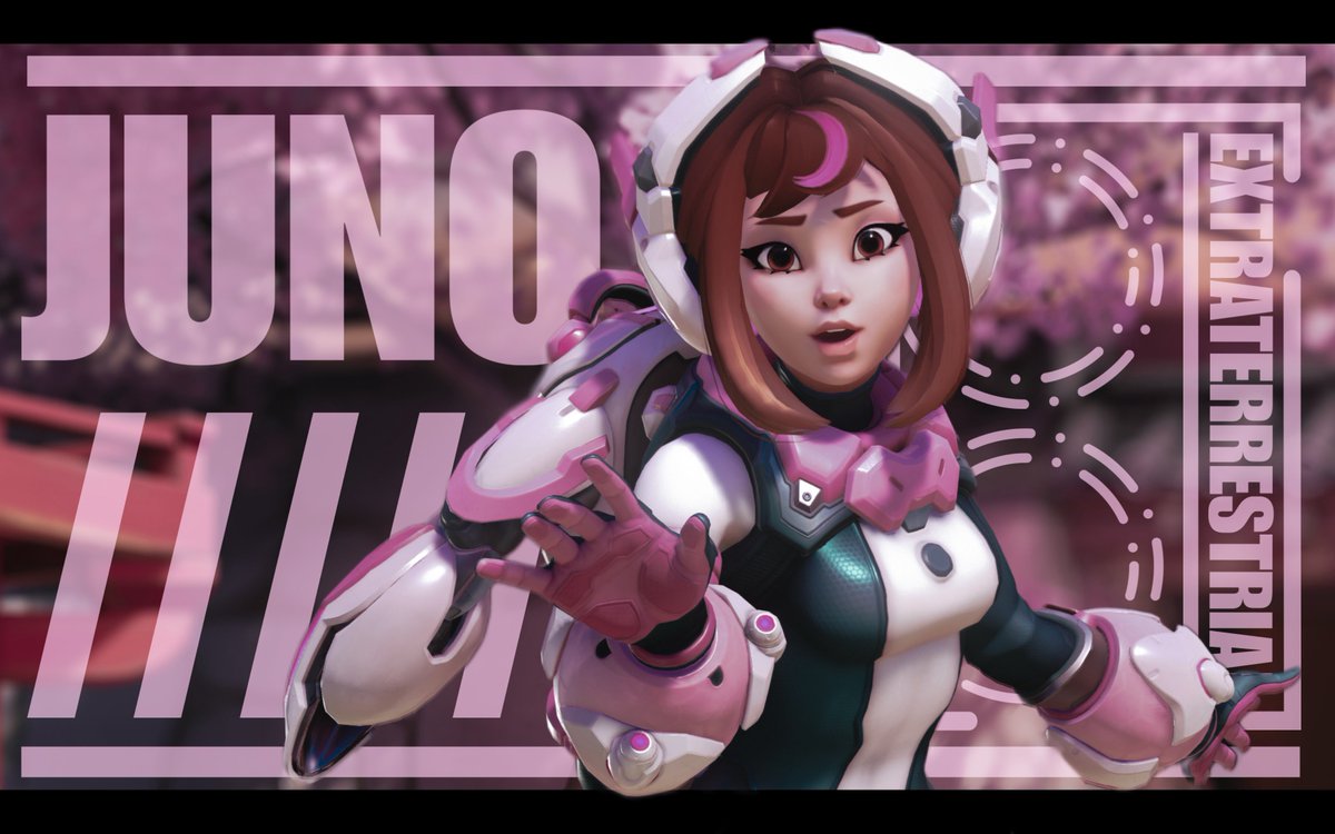 Slashtbh's tweet photo. JUNO !! 💗💖🛸 

#Overwatch #OverwatchFanArt #Juno https://t.co/P2fucMpLCZ