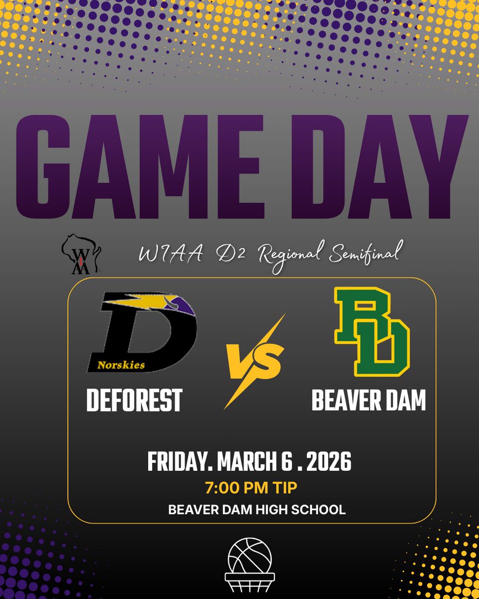 DeForest Boys Basketball tweet media