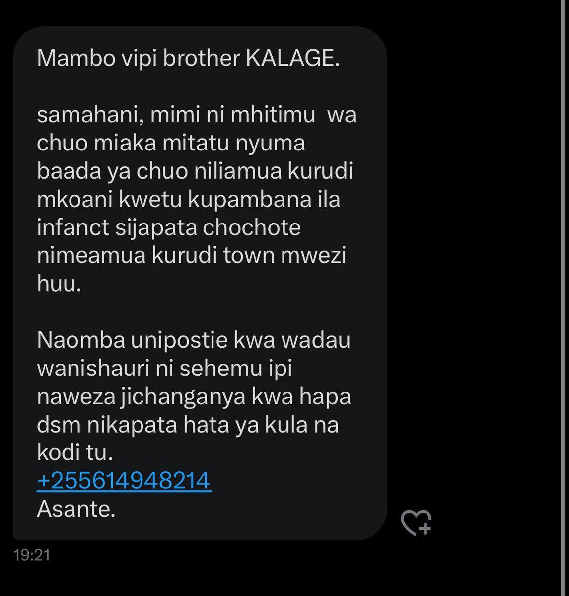 kalage_jr's tweet photo. Kama kuna mfanyabiashara anahitaji msaidizi. https://t.co/8t7LzPc4St