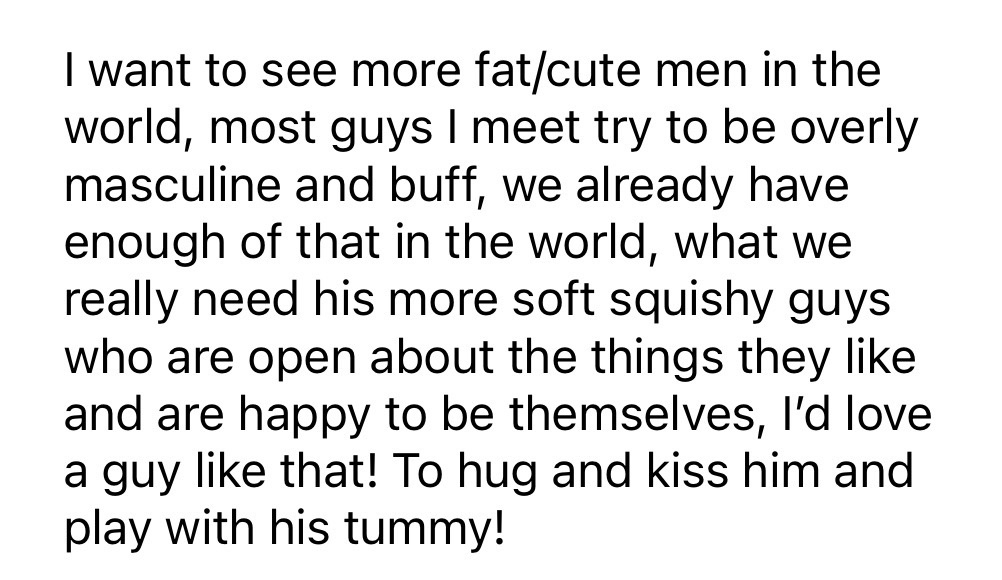 Fat Confessions tweet media