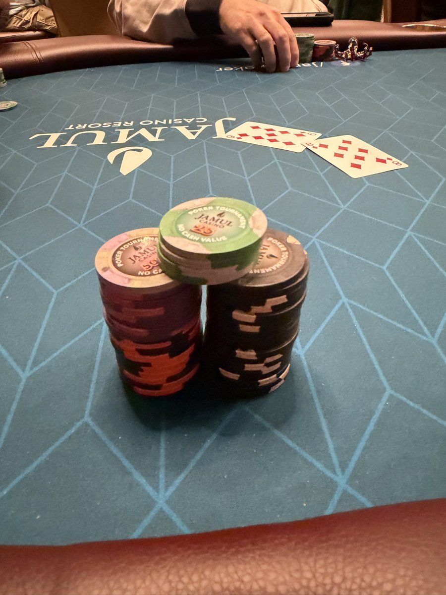 Let’s get going in the daily #poker tournament at <a href="/jamulcasinosd/">Jamul Casino Resort</a> going <a href="/KevMeyers2/">BigKev</a> <a href="/BushLeagueBlake/">Blake</a>