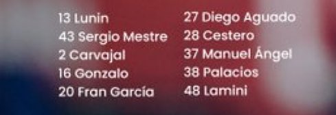heis_fede's tweet image. 🚨 With the exception of Lunin, the entire Real Madrid bench consists of homegrown players from La Fábrica.