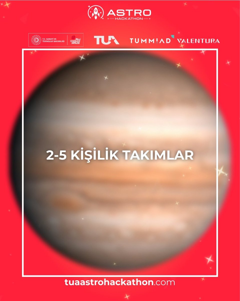 astrosivas's tweet photo. #TUA #MilliUzayProgramı #AstroHackathonSivas #SeninKodunSeninGeleceğin #sivas
@tuaastrohackathon
@tua
@tcsanayi
@tummiad
@valenturatech https://t.co/CV79tZxFPj