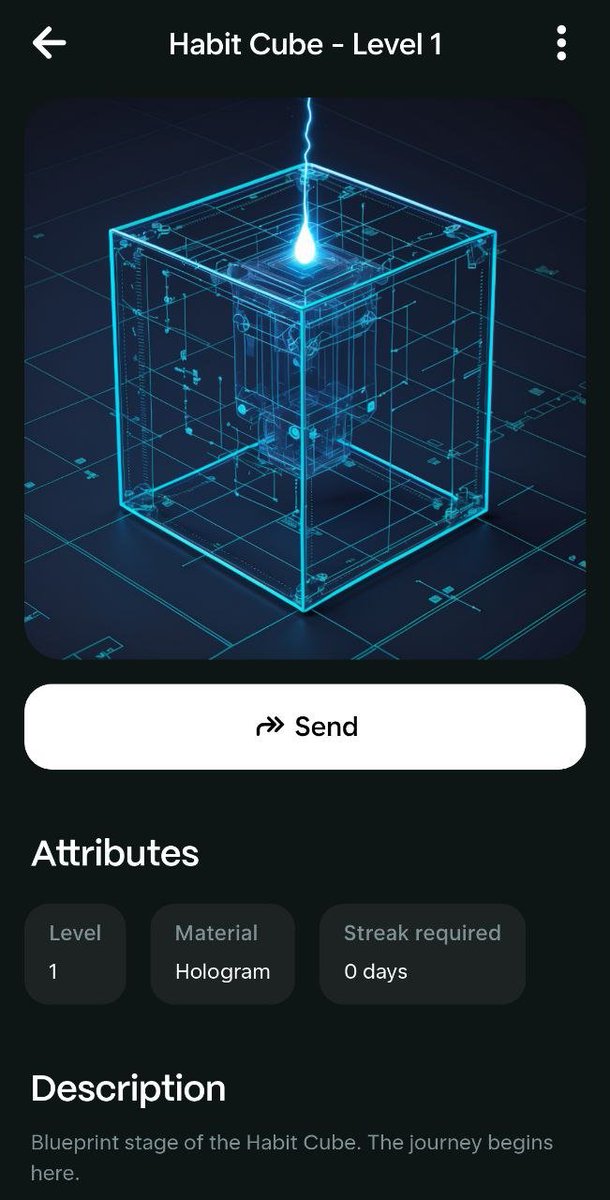 habit_mint's tweet photo. Here is first minting of Habit! Journey has begun! Last steps to Monolith @RadiantsDAO Hackaton! Only on @solanamobile https://t.co/RB966OZuk8