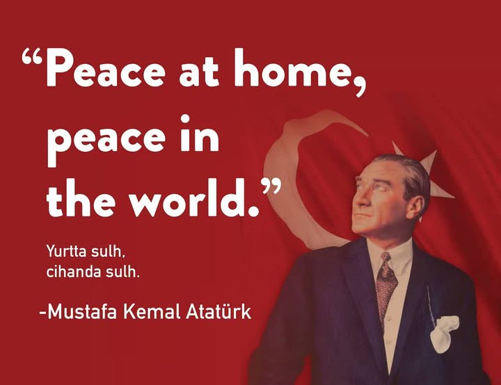 Leaders of  Peace...🕊️🌍🌎
#Atatürk 🇹🇷
<a href="/sanchezcastejon/">Pedro Sánchez</a> 🇪🇸
#SpainwithTurkey ✌️💛♥️🤍