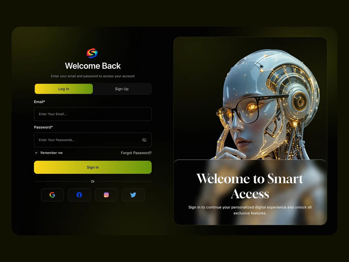Futuristic AI Login Experience – Smart Access UI
Let’s connect and collaborate

Telegram: t.me/mamun9940
Email: mamunahamed9940@gmail.com
WhatsApp: wa.me/8801776701998