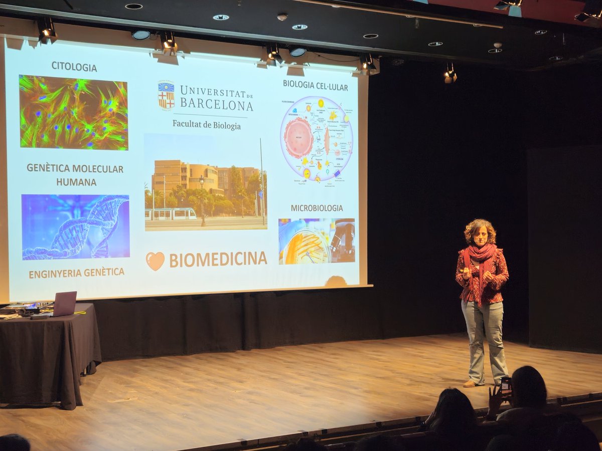idibell_cat's tweet photo. @elBarradas @InstBellvitge @FECYT_Ciencia @LHCiencia @LHAjuntament @hbellvitge @ICO_oncologia 👩‍🔬🎙️ I ara... la Francesca Mateo, investigadora en LAM i càncer de mama, puja a l'escenari del 9è #sLHam de científiques. 

👀 No et perdis cap detall!

@ICO_oncologia
#sLHam | #8M | #BellvitgeInvestiga | #DonesEnCiència | #LHCiència https://t.co/5y0uMdFRjR