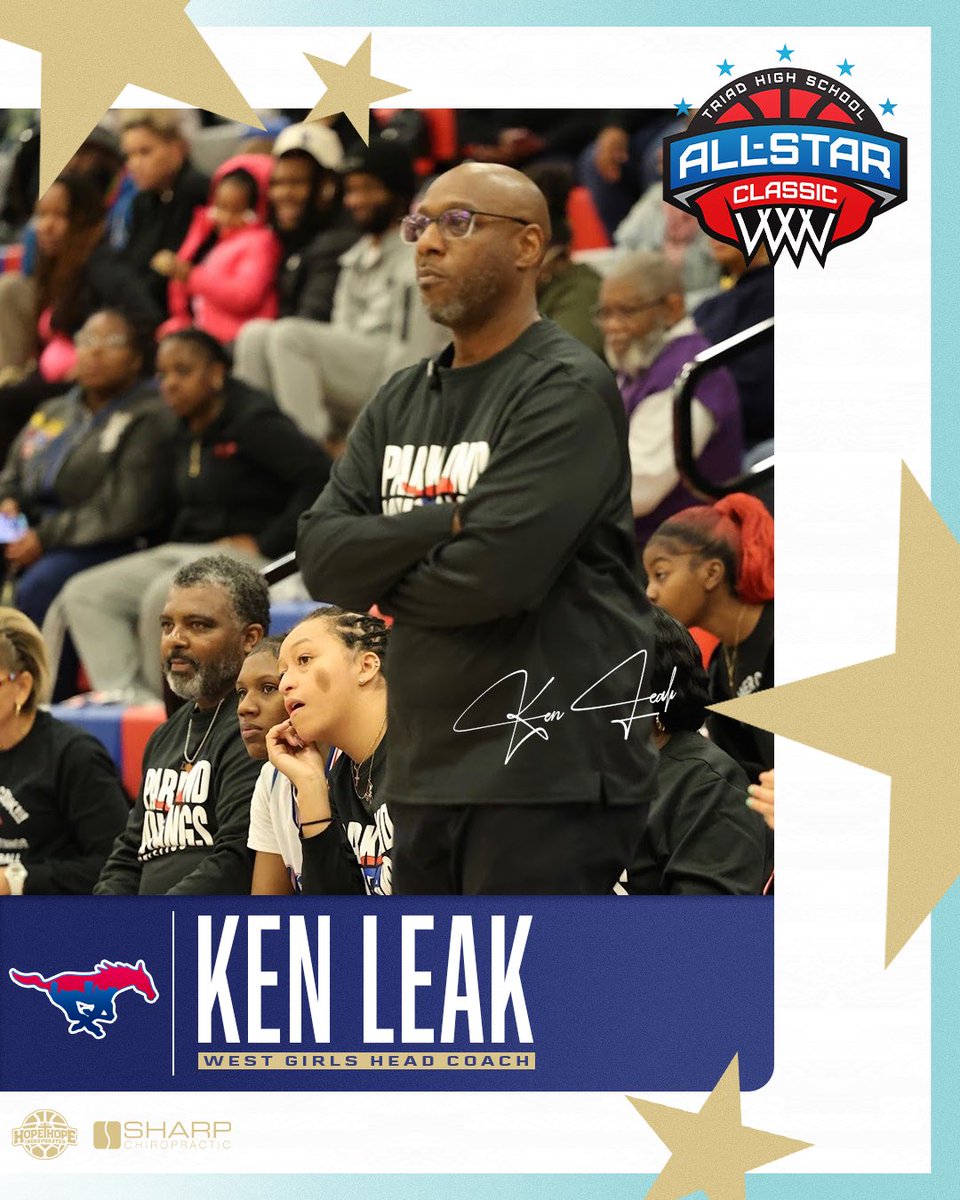 🚨BREAKING🚨

Coach Ken Leak <a href="/DaddyLeak/">Kendrick Leak</a> of <a href="/WbbMustangs/">Parkland Mustangs WBB</a> will coach our 15th Annual <a href="/sharpchiro/">Dr. Kevin M. Sharp</a> <a href="/TriadAllStar/">Triad All-Star Classic</a> Women’s  WESTteam‼️

🗣Welcome back Coach 🌟💫