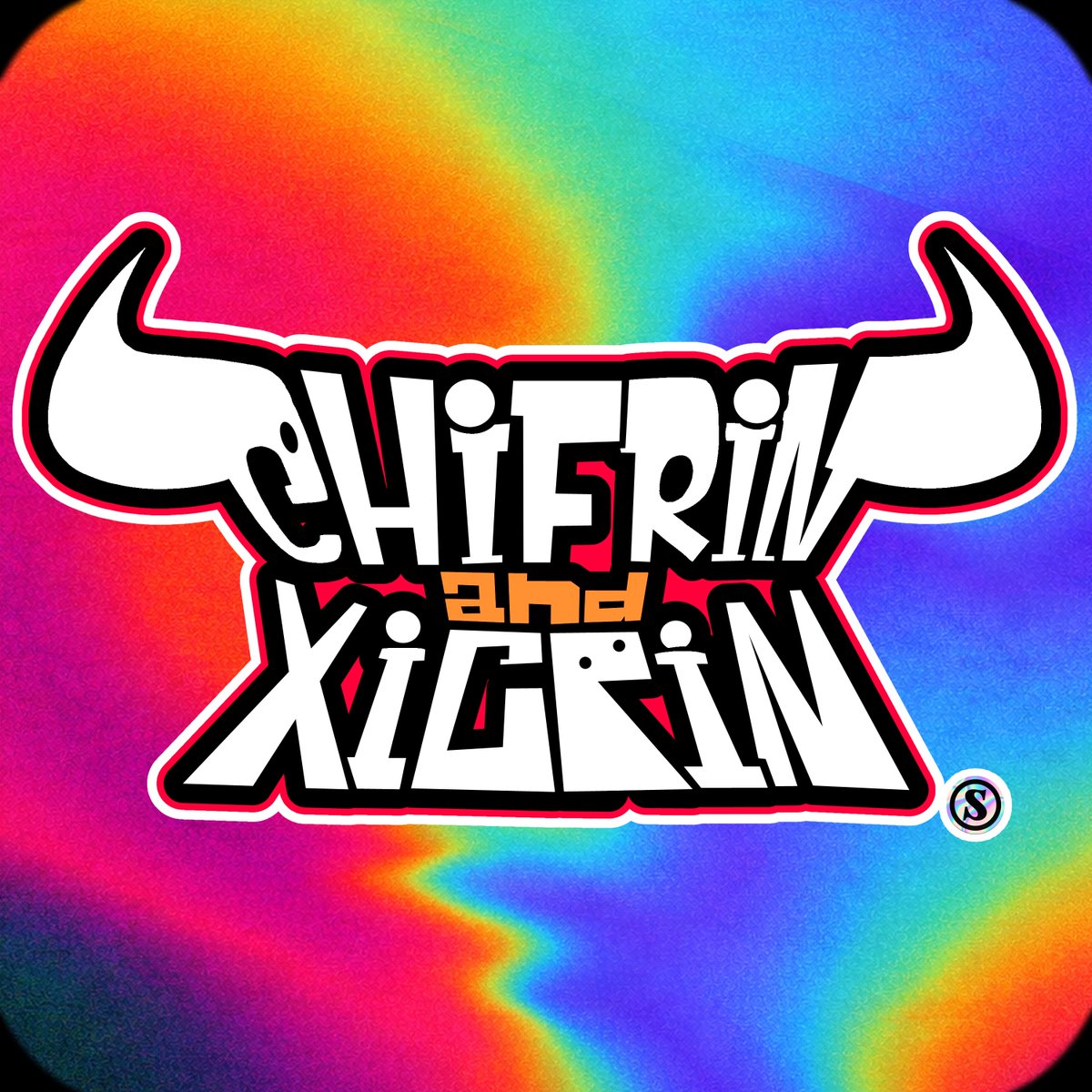 SubmundoStudio's tweet photo. Logo oficial do show CHIFRIN &amp; XICRIN, curtiram? 🚨

Logo Idealizado pelos @png_porkin e @zYgorPontes https://t.co/VExzx24OmQ
