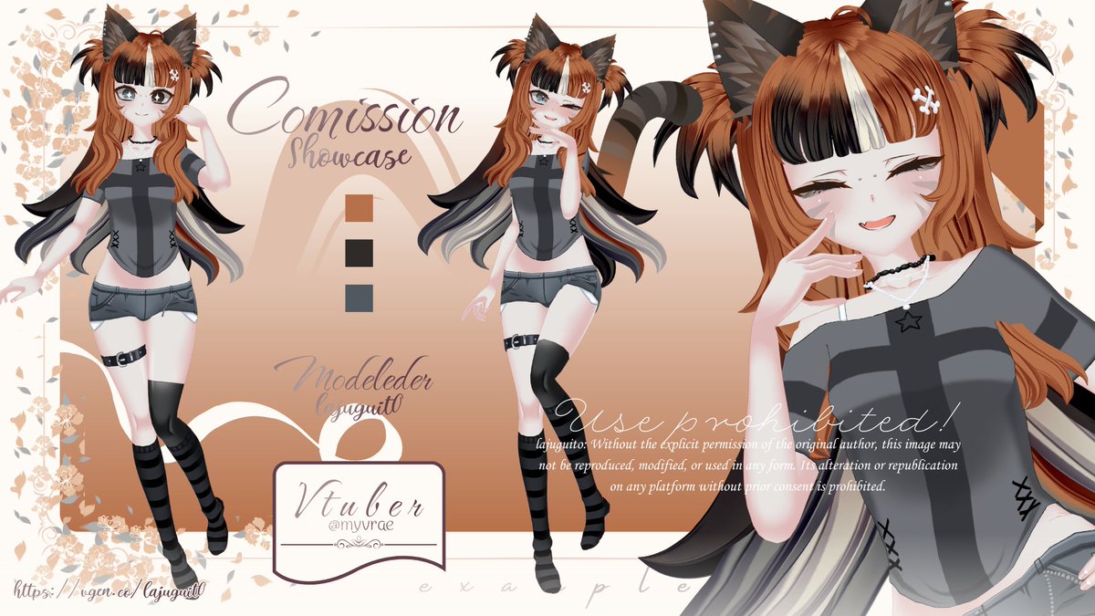 📷COMMISSION 📷 3D Vtuber model (vroid)   

Client:<a href="/myvrae/">myvrae</a>
Commission Open: vgen.co/Lajuguit0 

Thank you for the preference!!! 📷 📷