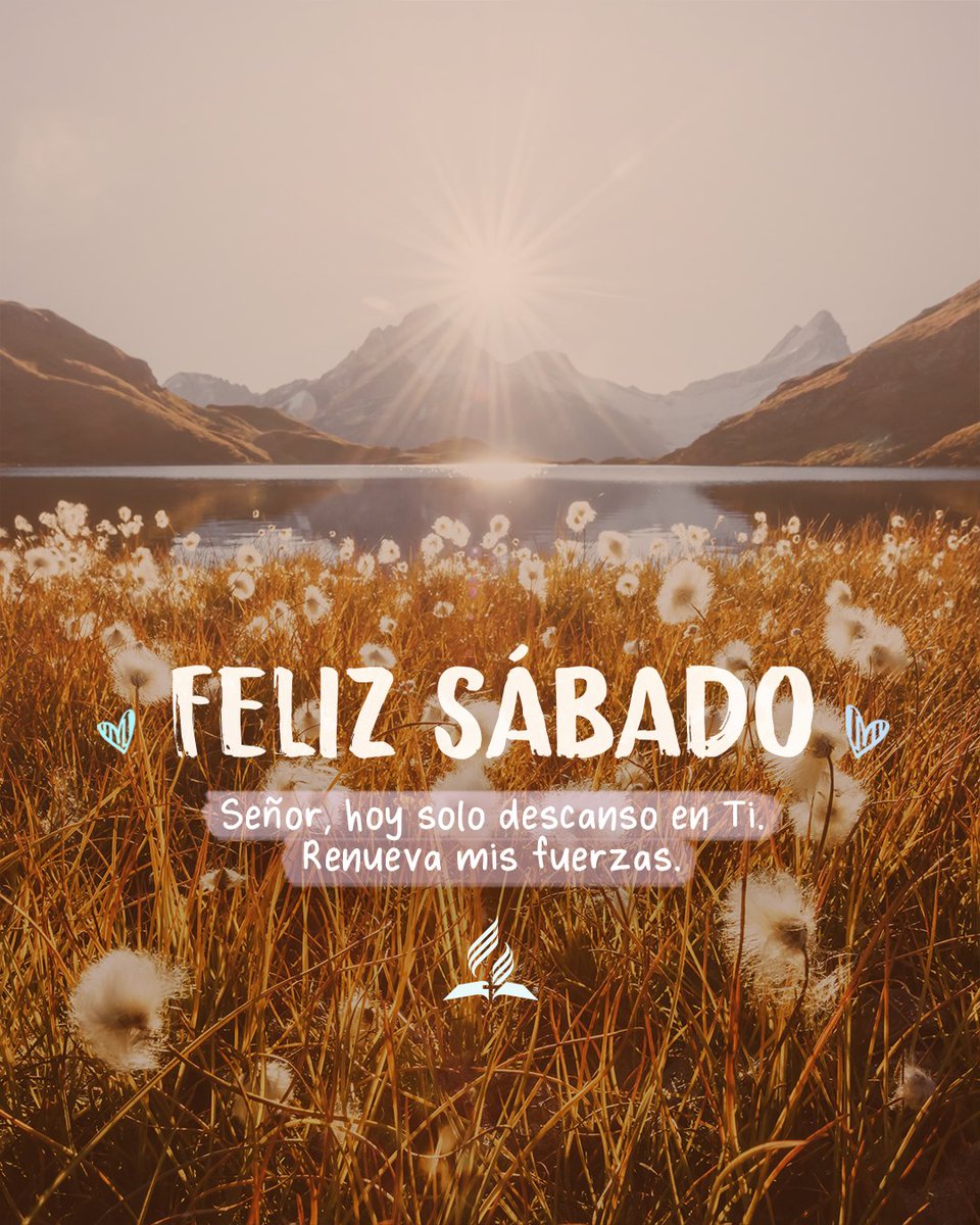 iasdsudamerica's tweet photo. ¡Feliz sábado!

Hoy es un buen día para ir más despacio, abrazar a los tuyos y disfrutar de las cosas simples ✨
Es tiempo de estar con quienes amas y agradecer por cada momento juntos.

Que tengas un día lleno de #paz 💛
#Dios #fe #mensajescristianos https://t.co/xMWGcaW8wb