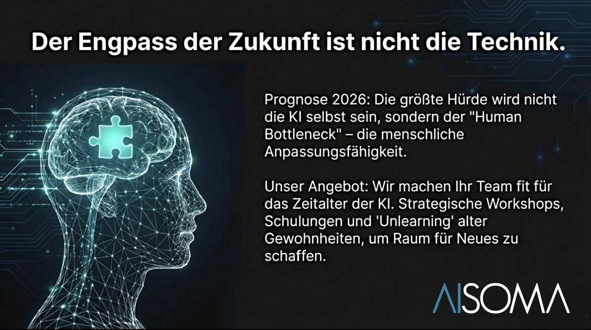 Beratung und Entwicklung von souveränen KI-Lösungen für den #Mittelstand #Frankfurt #Wiesbaden #Darmstadt #RheinMain
#KI #LLM #RAG #OpenSource #OnPremise #AI #Datenschutz 
aisoma.de
