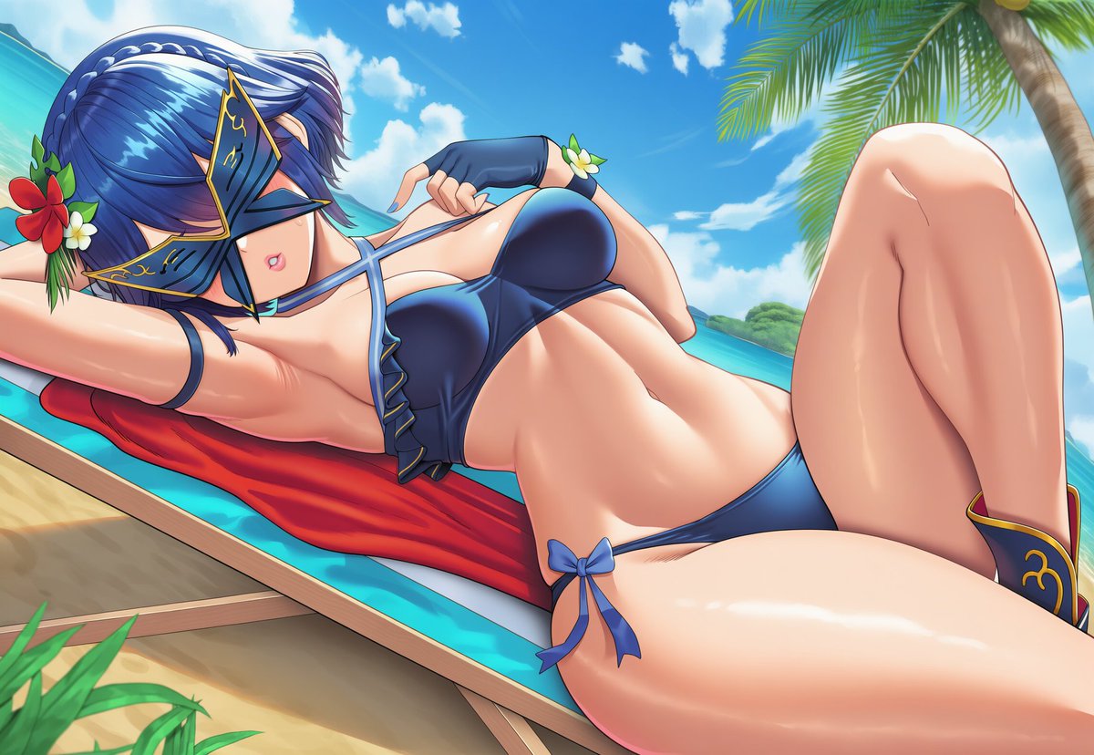 Summer Lucina Relaxing on the Beach

#Lucina #ルキナ #FireEmblem #ファイアーエムブレム #FireEmblemAwakening #FE覚醒