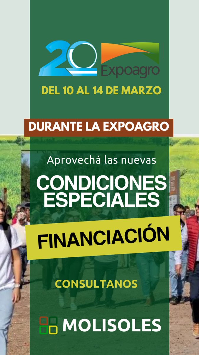 Aprovechá las condiciones especiales de financiación durante la #Expoagro2026