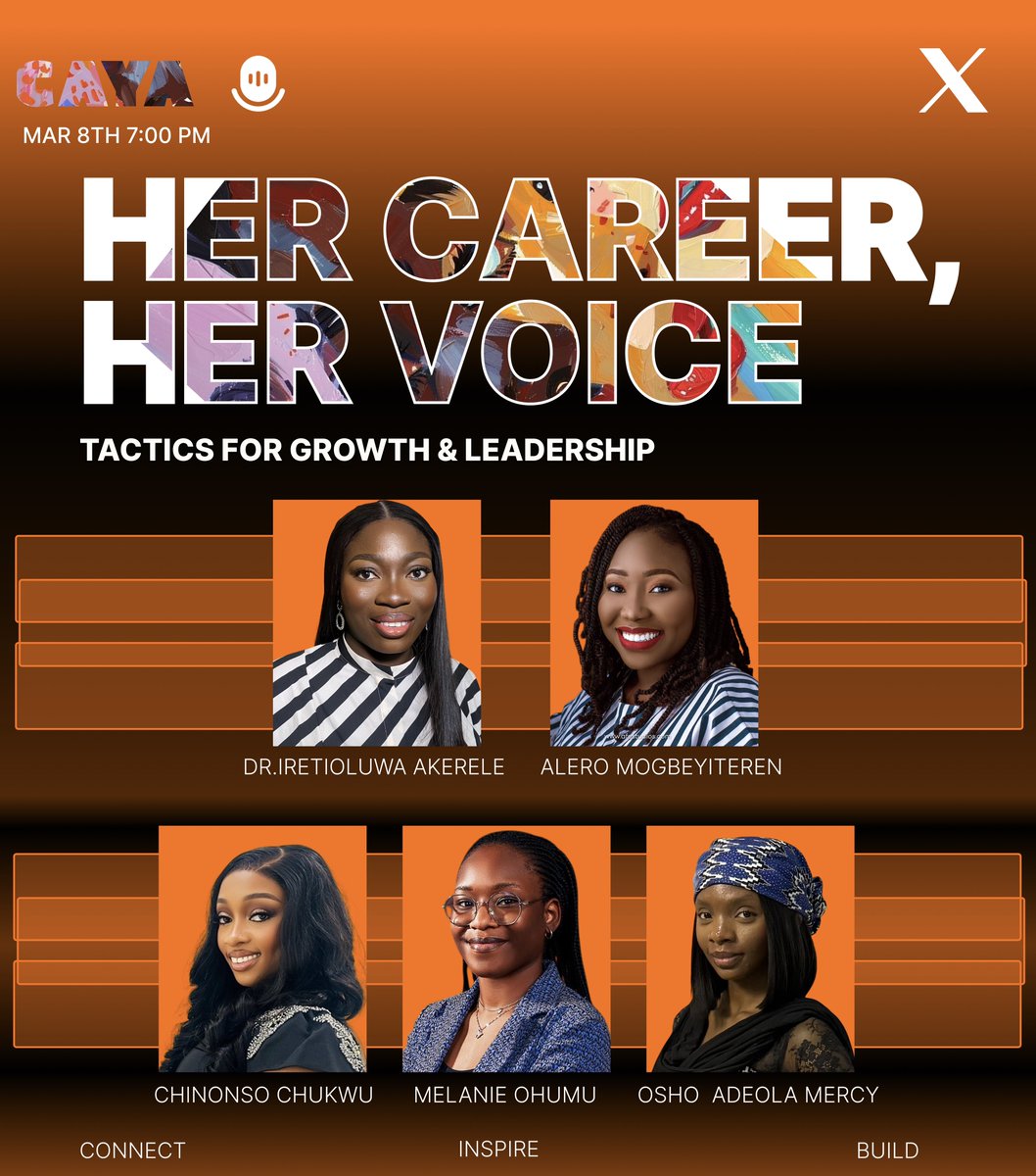 Something special is happening this Sunday on CAYA 🎙️ <a href="/CayaHQ/">CAYA-Come As You Are</a>.

To celebrate International Women’s Day, we’re hosting a conference-level conversation featuring brilliant women across technology, cybersecurity, product, remote work, and digital health.

Her Career, Her Voice: