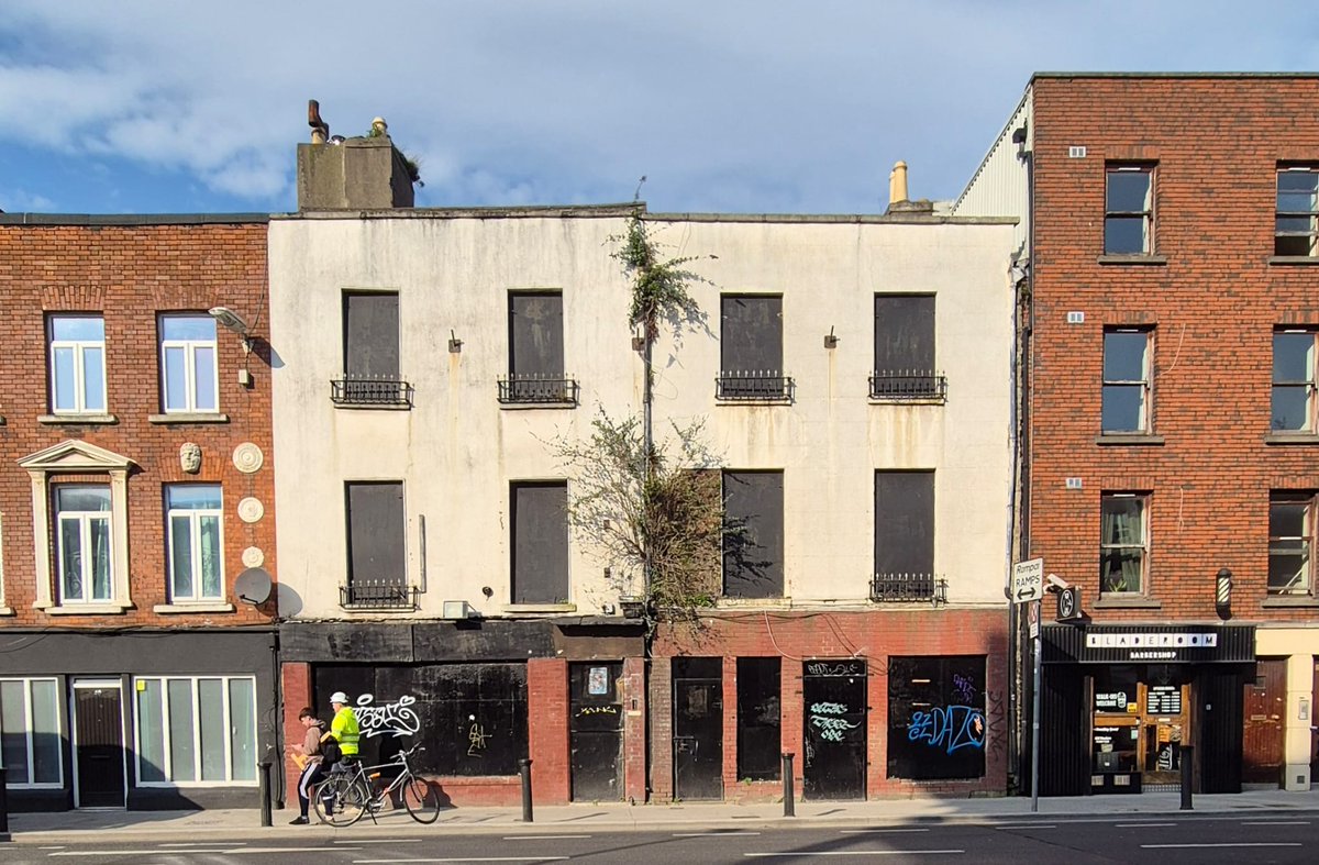 CiaranCuffe's tweet image. Derelict buildings acquired by Dublin City Council should not sit empty for decades. The Council needs more resources, and more ambition to turn these eyesores into homes.